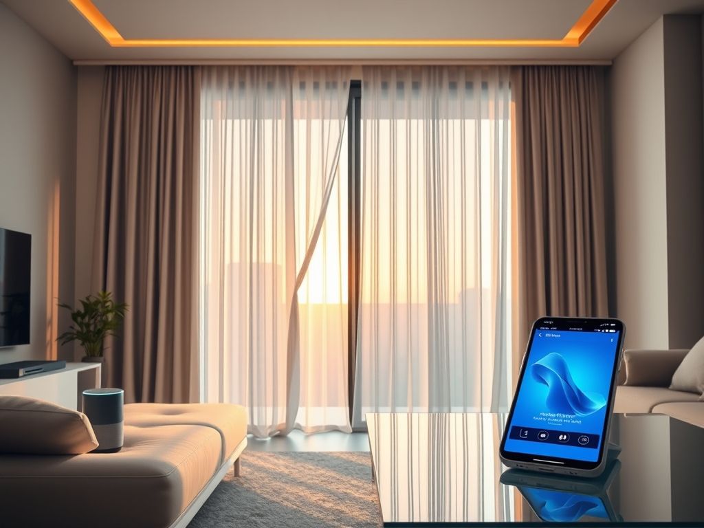 Como funciona Controle de Cortinas