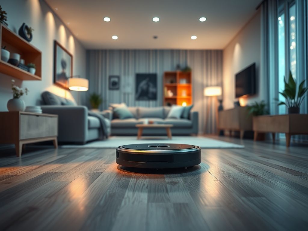 Como controlar Robô Aspirador Inteligente