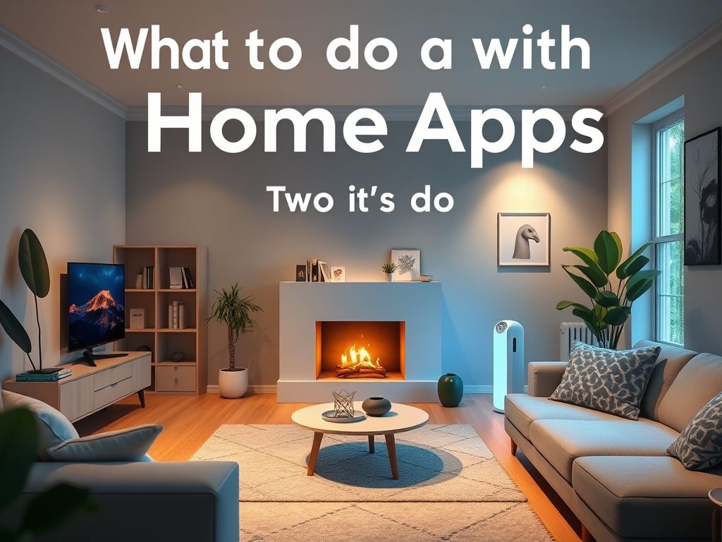 O que fazer com Aplicativos para Casa