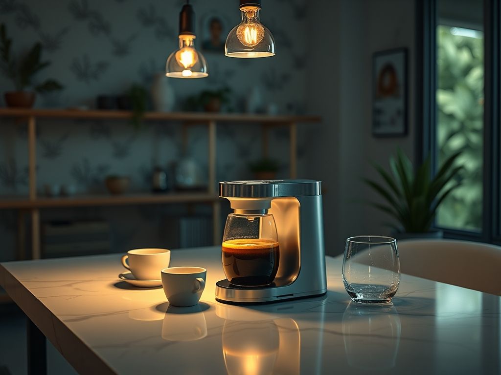 Por que é prático Cafeteira com App