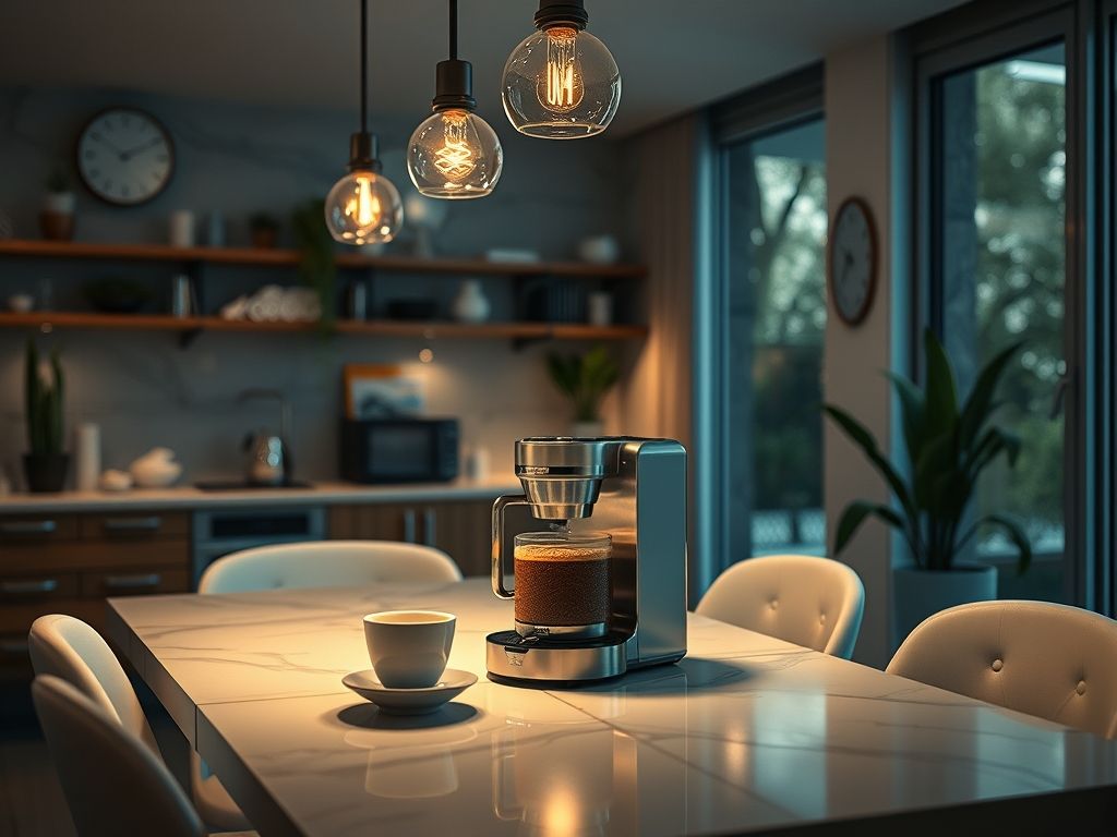 Por que é prático Cafeteira Moderna