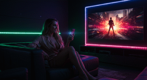 Guia Visual Como Ativar o Efeito de Cinema Sincronizando a Faixa de LED com a Sua TV Inteligente (2)