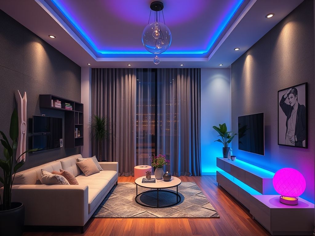 As melhores lâmpadas RGB para decoração de ambientes.