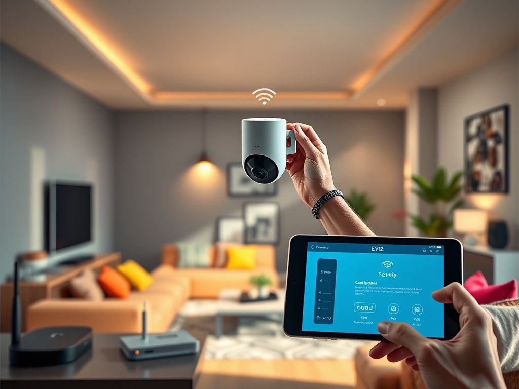 Como ajustar Câmera com Wi-Fi
