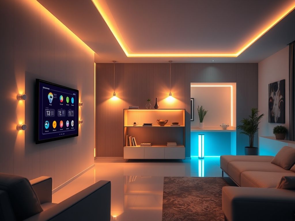 como configurar Cenários de Iluminação