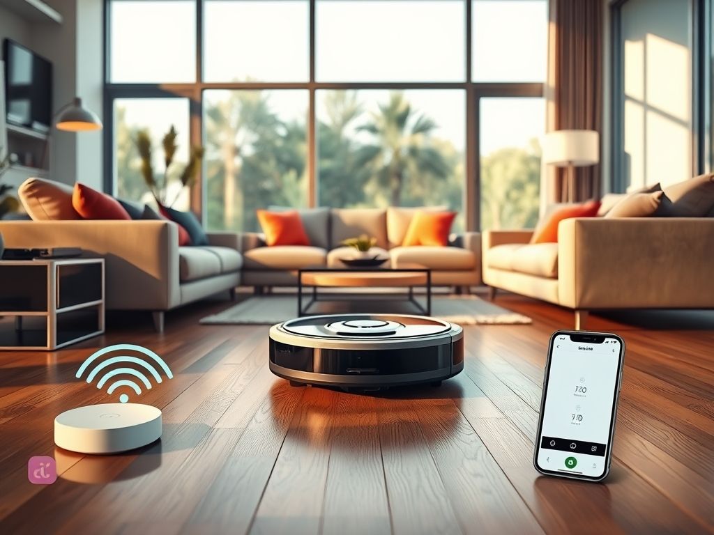 como configurar Robô de Limpeza