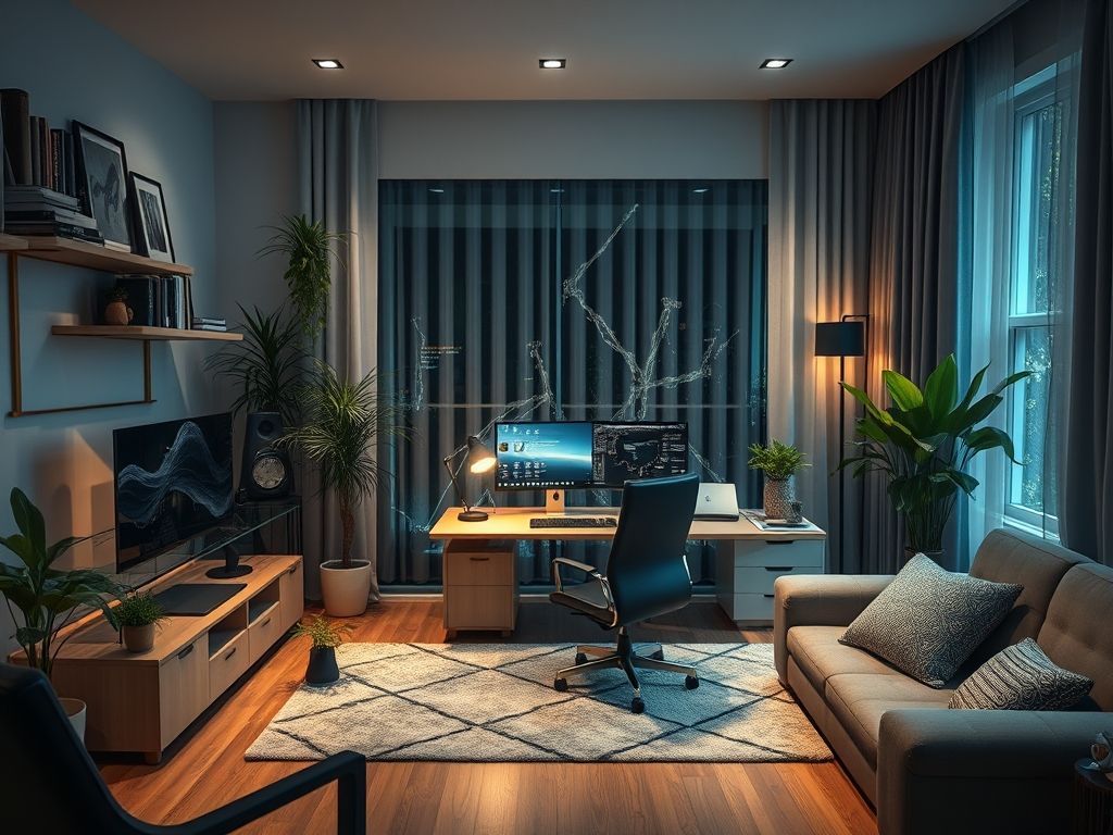 Como montar um setup de home office totalmente inteligente e automatizado.