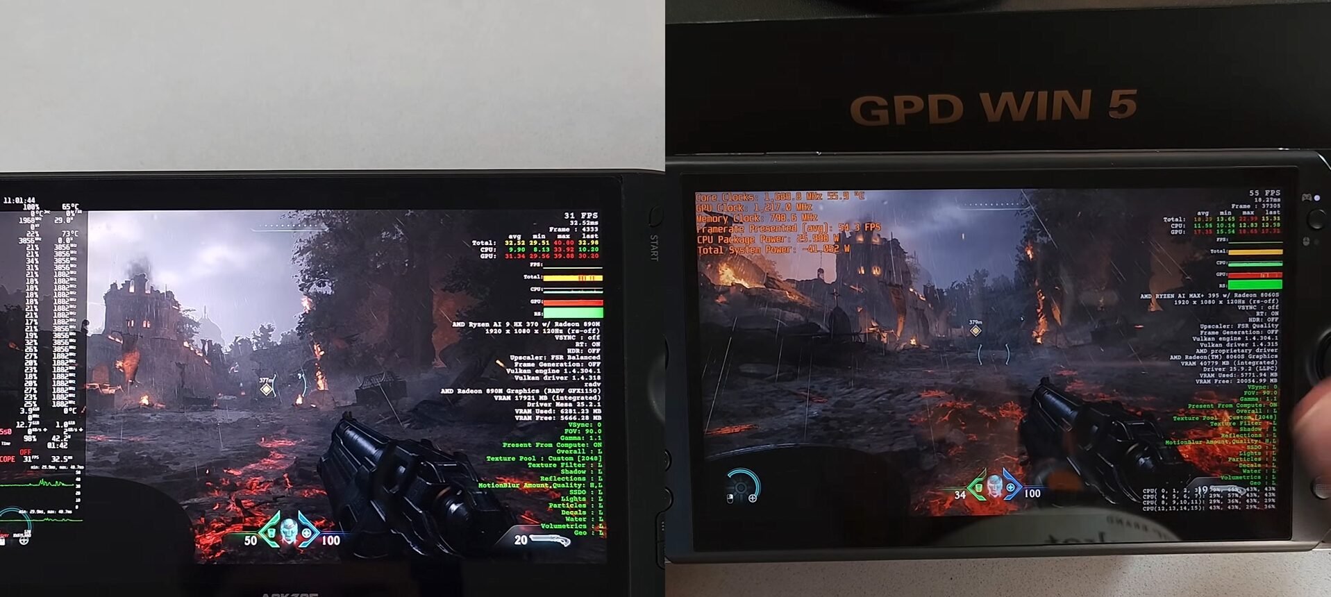 GPD Win 5 com AMD Strix Halo entrega até o dobro de desempenho de portáteis com Ryzen AI 9 HX 370 - Imagem do artigo original