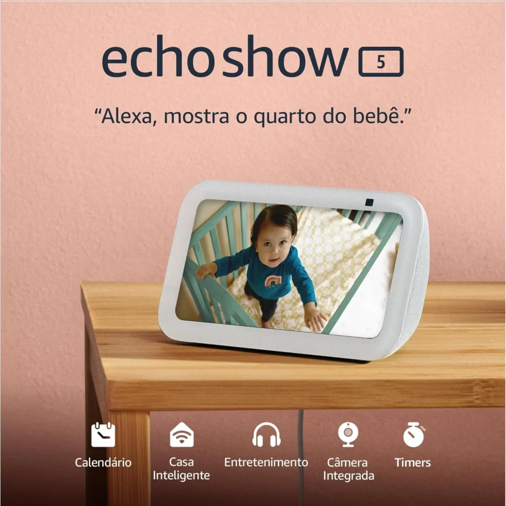 Echo Show 5 (Geração mais recente) Smart display