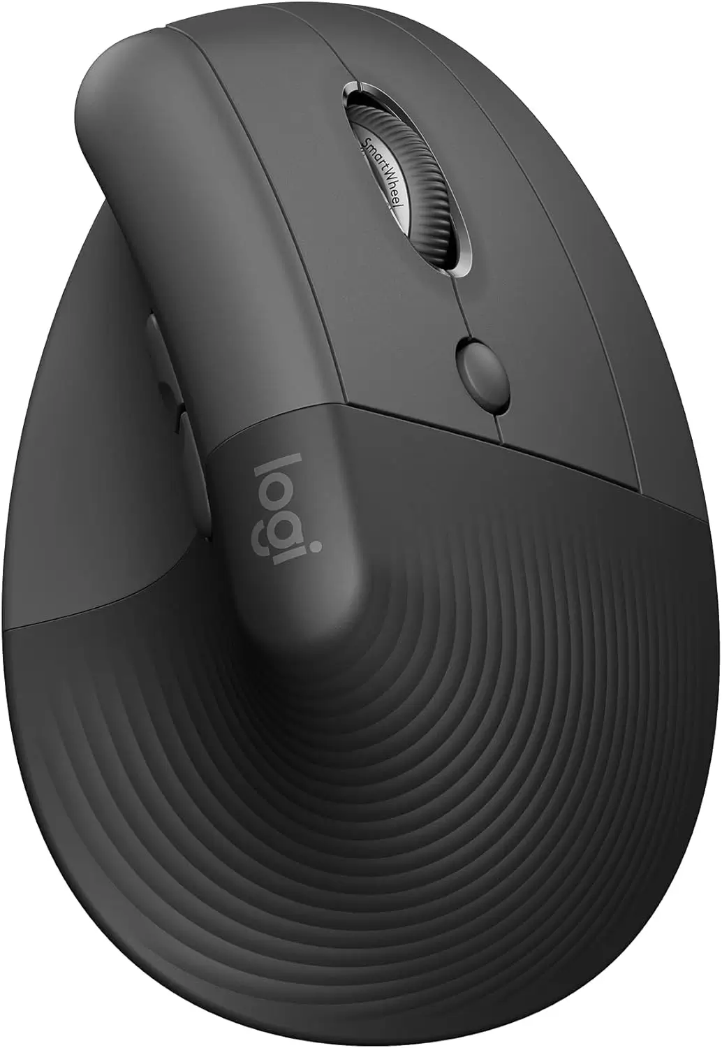Mouse Sem Fio Logitech Lift Vertical com Design Ergonômico para Redução de Tensão Muscular, Cliques Silenciosos, Conexão Bluetooth ou USB Logi Bolt, Compatível com Windows/macOS/iPadOS