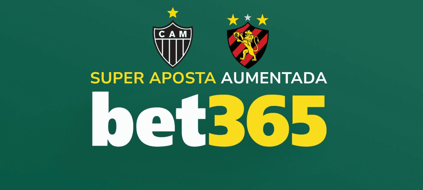 Bet365 aumenta cotação para aposta combinada em Atlético-MG x Sport Recife - Imagem do artigo
