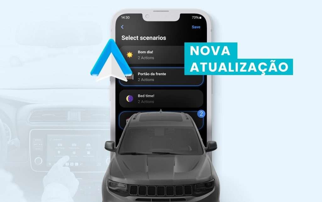 MCONNECT ganha integração com Android Auto e permite acionar automatismos pelo painel do carro - Imagem do artigo original