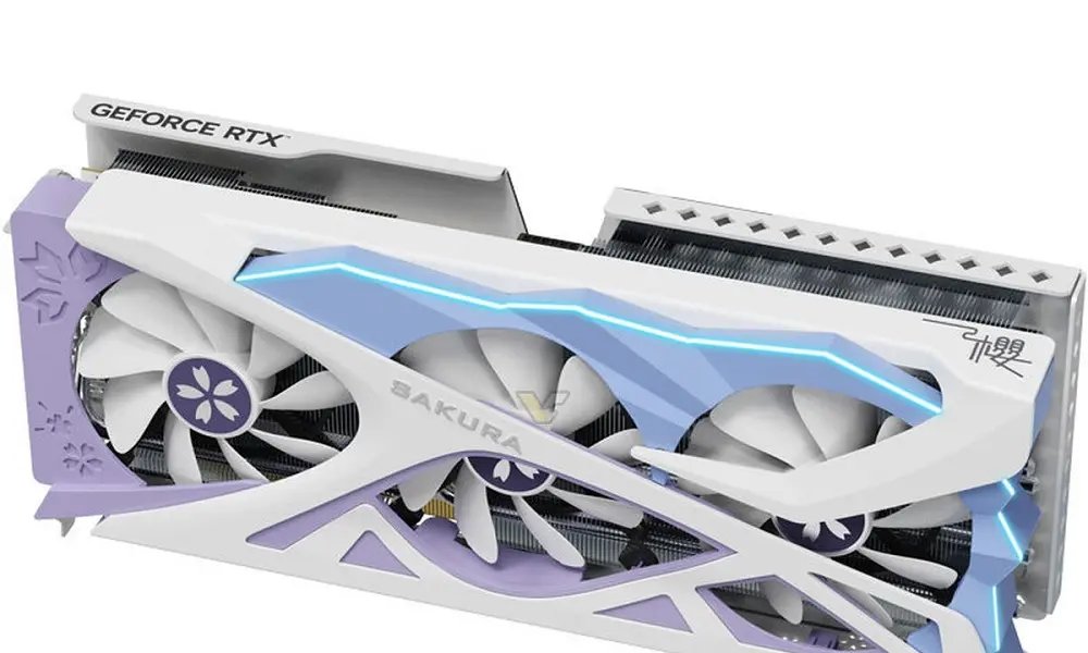 Yeston apresenta versões Sakura e Sakura Atlantis da GeForce RTX 5080 - Imagem do artigo original