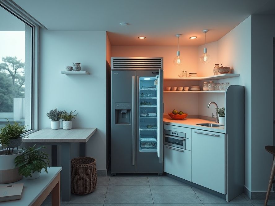 Como é a Prateleira: A Flexibilidade da prateleira FastAdapt do freezer?