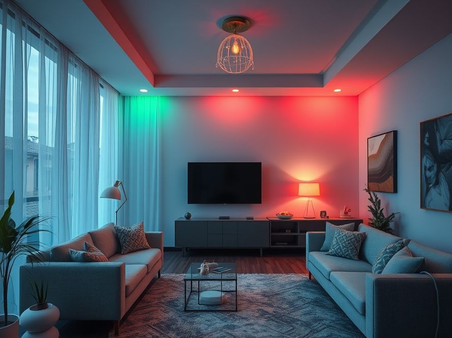 Por que é prático Como é a Cor: A Transição Suave entre as cores RGB nas Cenas?