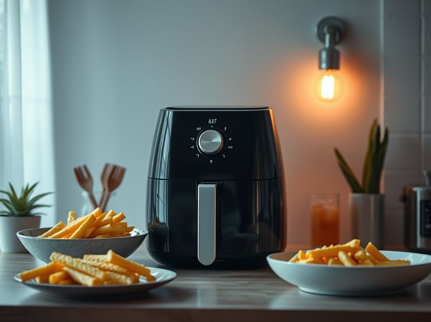 Por que é prático Curiosidades sobre: A Origem do Nome Air Fryer e a popularização da fritura a ar.
