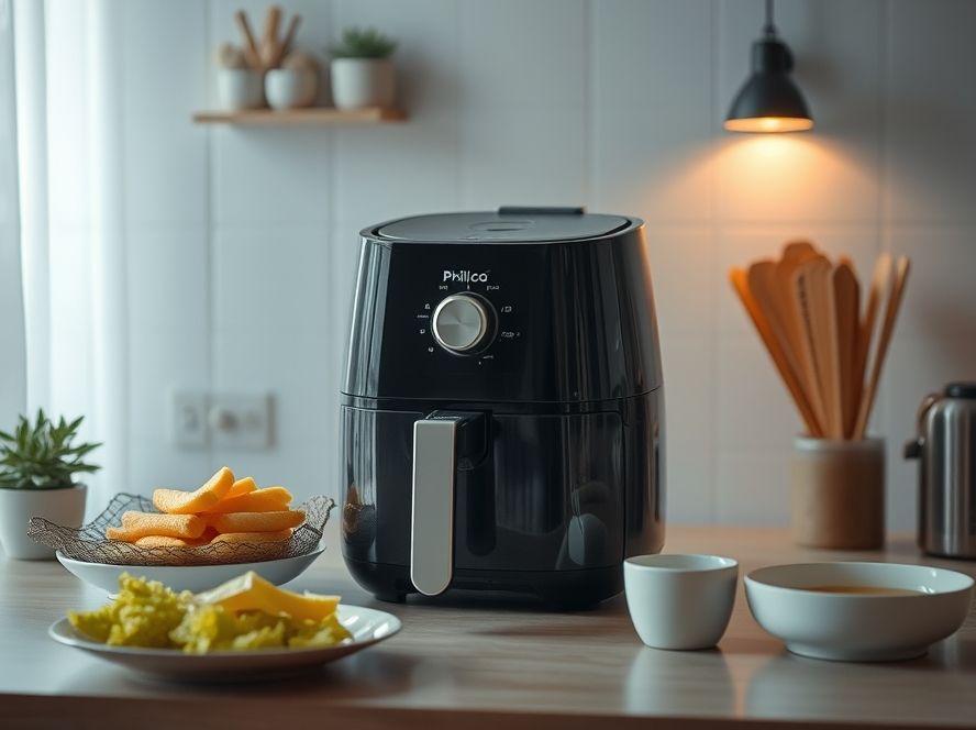 Por que é prático Quais são os Acessórios: Que acompanham a Air Fryer Philco 12L PFR2200P?