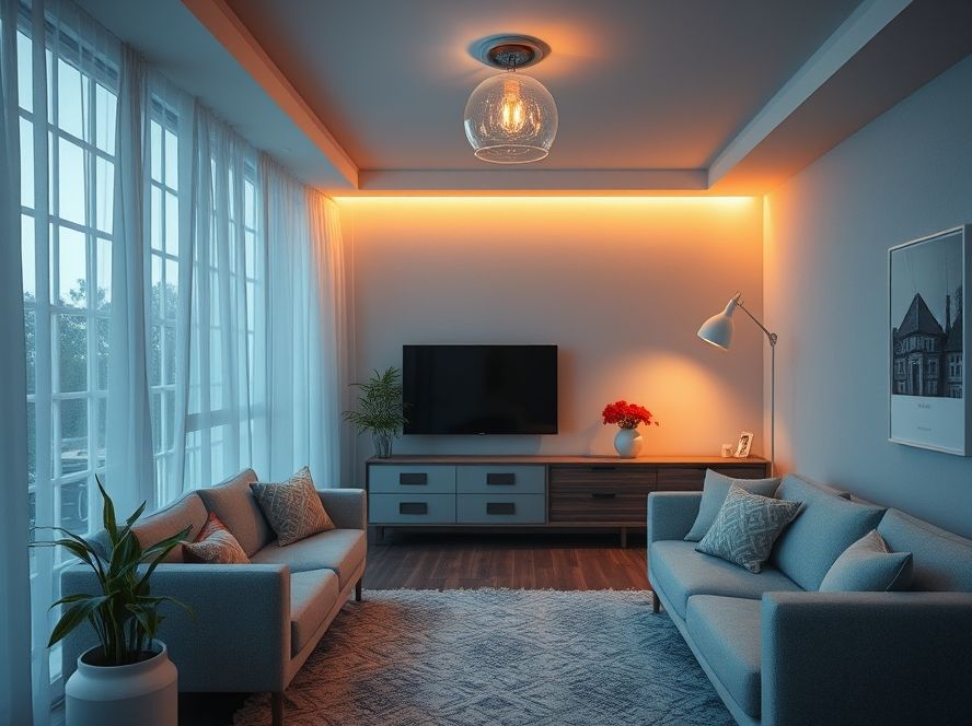 Quais as vantagens de Como é o Acabamento: A Iluminação em LED (Cor e Temperatura) interna?