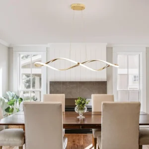 Compre o Lustre Pendente Moderno TONGCIYU para Sala de Jantar Dimerizável com Controle Remoto Iluminação Elegante em 2025