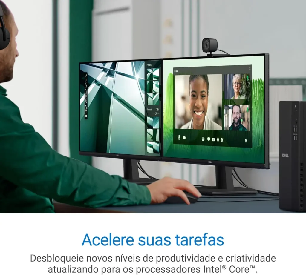 Desktop Dell Slim ECS1250 Intel Core i3 8GB 512GB SSD Win 11 DS-I314100-M10