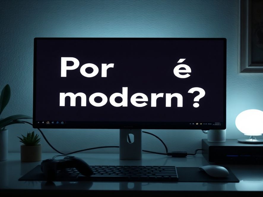 Por que é moderno O que é: O Recurso de Otimização (Game Mode) do monitor?