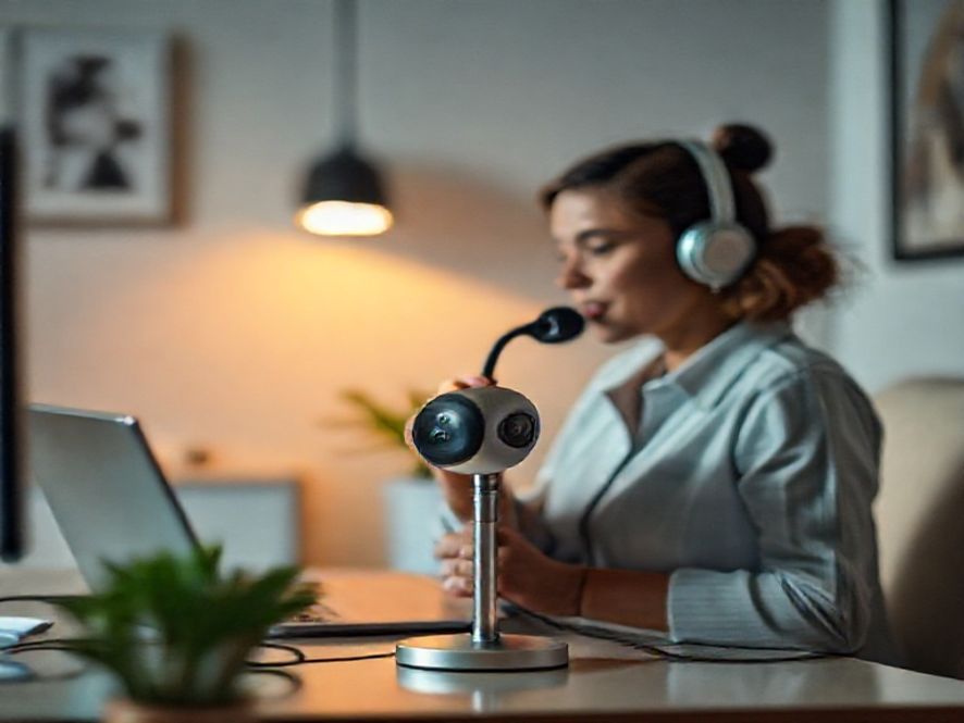 Por que é prático Como é o Microfone: O Microfone e a conexão com o Assistente de Voz?