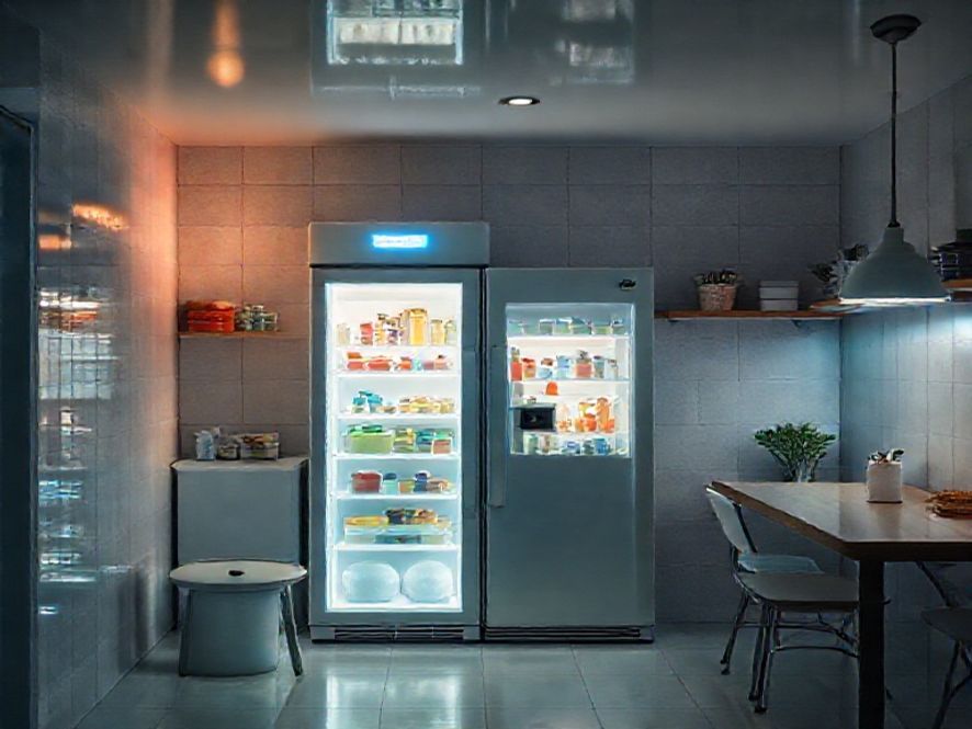 Por que é prático Quais são os Recursos Internos: O Frigobar e a iluminação no modo de espera?