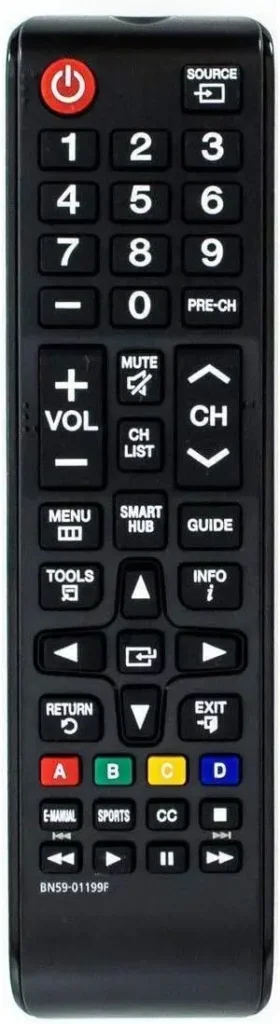 Controle remoto universal para todos os televisores Samsung, substituição para todos os televisores LCD LED HDTV 3D Smart Samsung