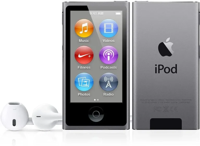 M-Player compatível com iPod Nano 7ª geração (cinza espacial de 16 GB)