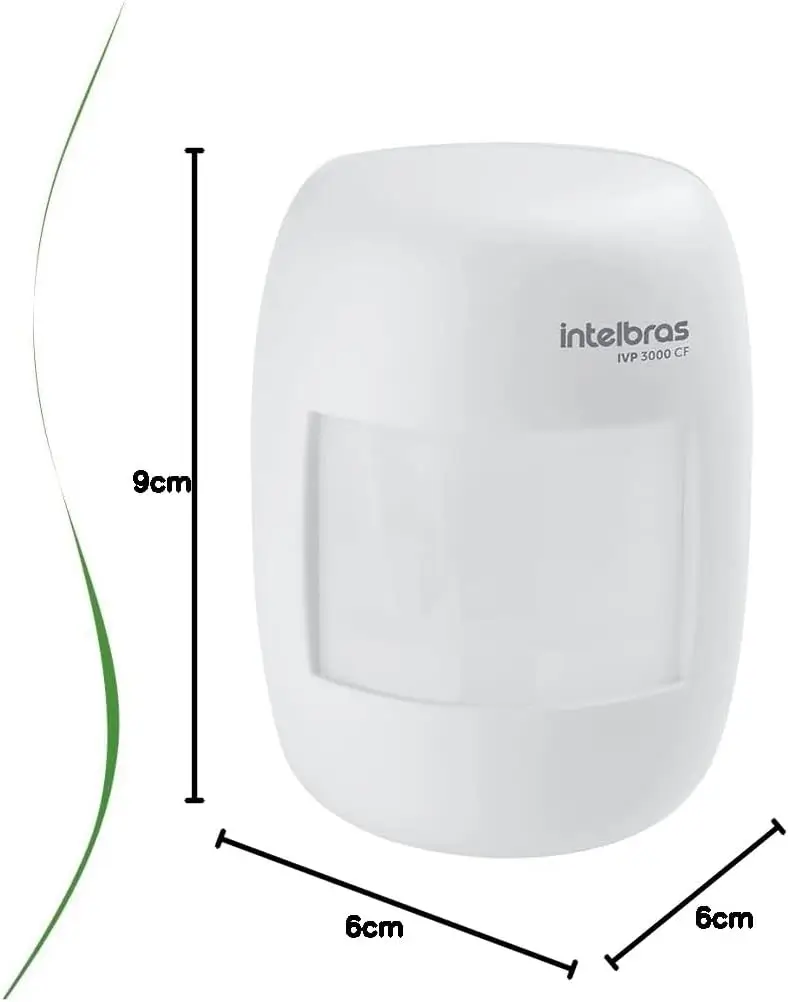 Sensor Infravermelho Passivo com Fio Intelbras IVP 3000 CF – Ângulo de 115° e Alcance de 12m: Proteção Inteligente para Sua Casa em 2025