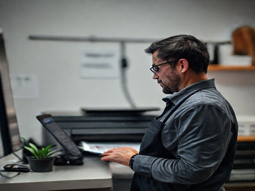 Por que é confiável Como é a Manutenção: O Sistema de Descarte (Saco) de Toner Residual?