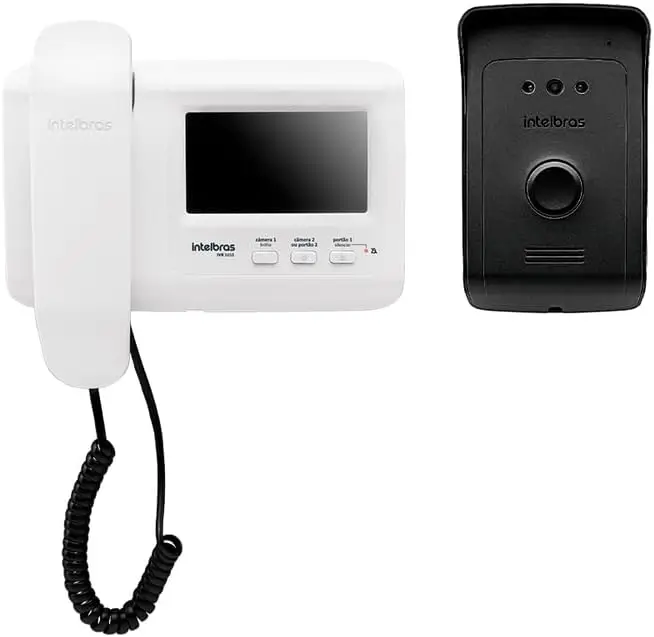 Vídeo Porteiro com Monofone e Visão Noturna IVR 1010 Branco Intelbras